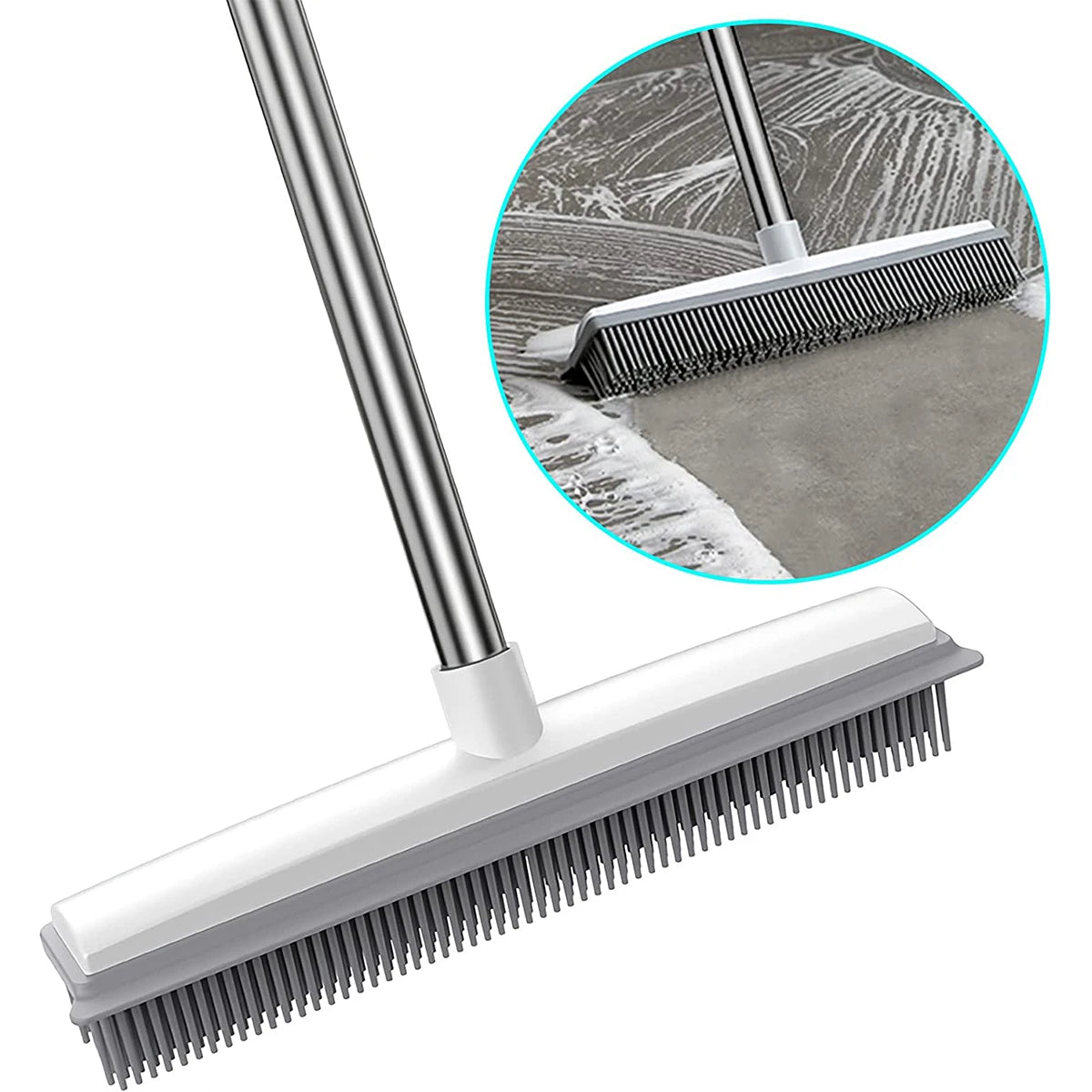 Carpet Hair Broom - Rubber Broom